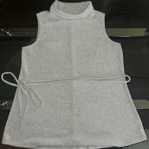 turtle tank with over piece open sweater
